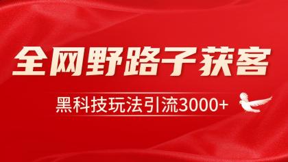 电商引流获客野路子全平台暴力截流获客日引500+-颜夕资源网-第18张图片