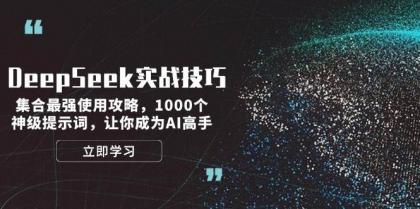 DeepSeek实战技巧：集合最强使用攻略，1000个神级提示词，让你成为AI高手-颜夕资源网-第18张图片