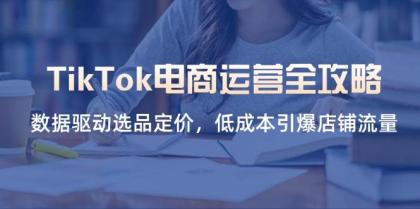 TikTok电商运营全攻略，数据驱动选品定价，低成本引爆店铺流量-颜夕资源网-第18张图片