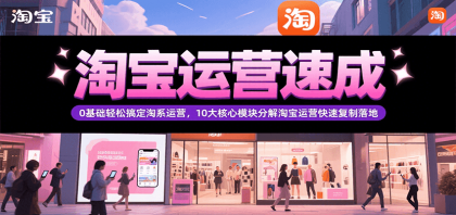 淘宝运营速成，0基础轻松搞定网店运营，10大核心模块分解快速复制落地（更新）-颜夕资源网-第18张图片