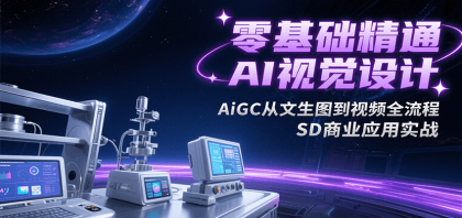 零基础精通AI视觉设计，AiGC从文生图到视频全流程，SD商业应用实战-颜夕资源网-第18张图片