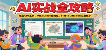 AI实战全攻略，包含GPT系列、Midjourney全流程、Stable Diffusion深度教学-颜夕资源网-第18张图片