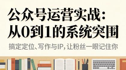 公众号运营实战：从0到1的系统突围-颜夕资源网-第18张图片