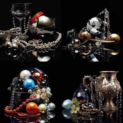 463个Midjourney珠宝摄影提示词：覆盖全品类珠宝，AI设计秒出专业效果-颜夕资源网-第24张图片