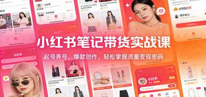 小红书笔记带货实战课：起号养号，爆款创作，轻松掌握流量变现密码-颜夕资源网-第18张图片