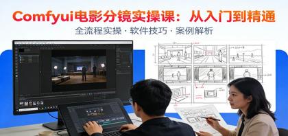 ComfyUI电影分镜实操课：分镜一致性，全流程AI视频制作，零基础也能做专业分镜-颜夕资源网-第18张图片